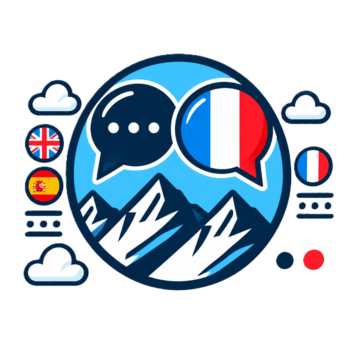 People connecting in the mountain community of Morzine